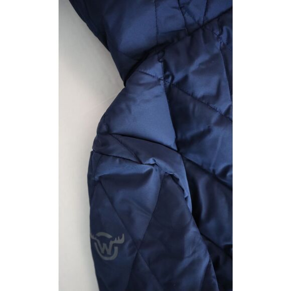 Moosejaw 7726255 Women's Sz S Blue Quilted Down Mid-Length Hooded Jacket - Picture 12 of 14